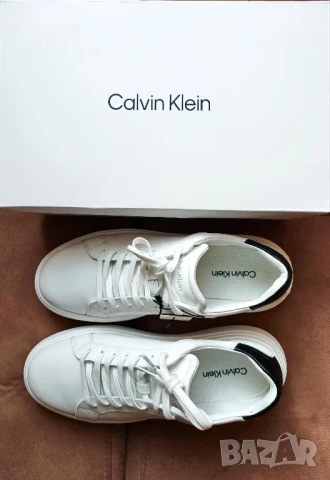 Кецове Calvin Klein, естествена кожа, размер 42, снимка 4 - Кецове - 51047436