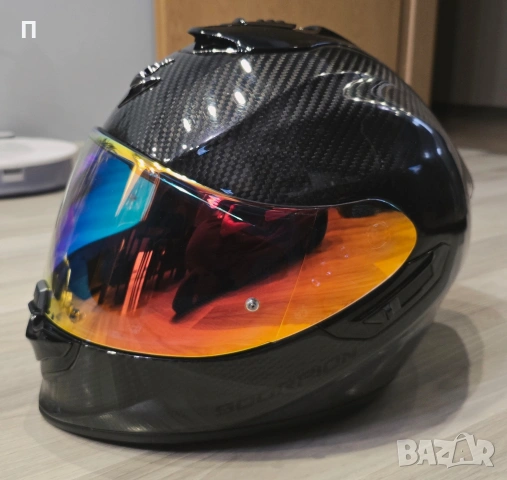 Каска Scorpion Exo 1400 Carbon air L размер, снимка 3 - Аксесоари и консумативи - 53292751