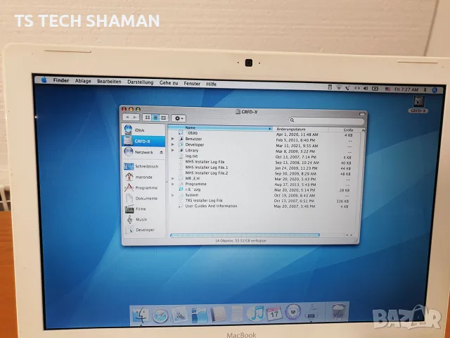 ⭐Продавам уникално запазен ретро компютър Apple MacBook A1181⭐, снимка 5 - Антикварни и старинни предмети - 56041436