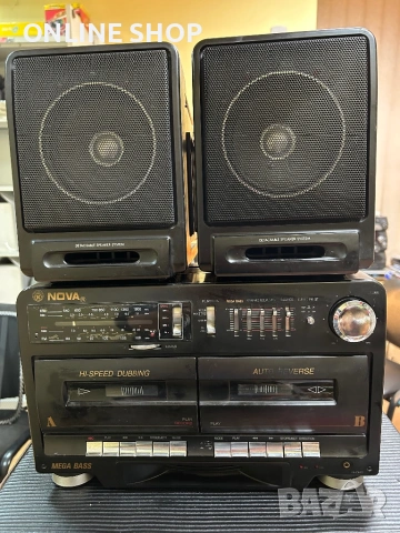 Касетофон Nova RX-875D, снимка 5 - Радиокасетофони, транзистори - 53611721