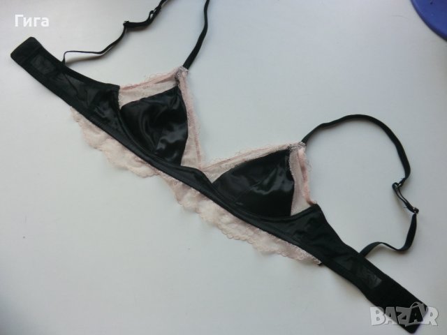 сутиен НМ сатен и розова дантела, снимка 1