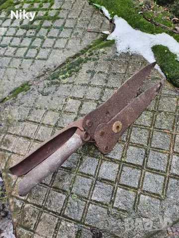 Стара ножица , снимка 2 - Антикварни и старинни предмети - 49315387