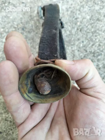 Бронзова камбанка звънче, снимка 5 - Антикварни и старинни предмети - 50299855