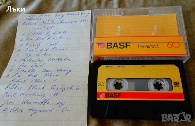 Аудиокасети BASF с рок музика. 