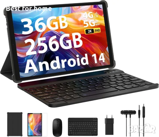 FORUSER Android 14 таблет 10.4 инча 36GB RAM+256GB ROM