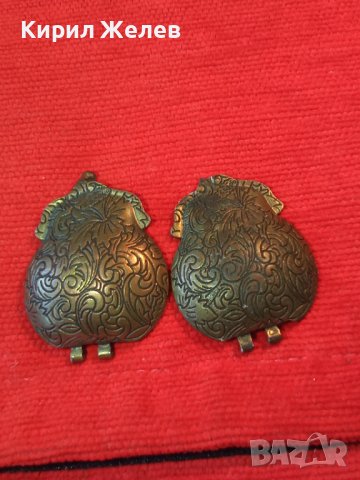 СТАРИ БРОНЗОВИ ОРНАМЕНТИРАНИ ПАФТИ 6047, снимка 13 - Антикварни и старинни предмети - 30544184