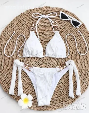 Моден дамски бански костюм от две части, 4цвята, снимка 9 - Бански костюми - 40296199