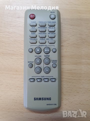 Аудиосистема Samsung MM-ZJ8 с две тонколони. Има радио с RDS, диск (mp3), касета и aux. С дистанцион, снимка 17 - Аудиосистеми - 41667150