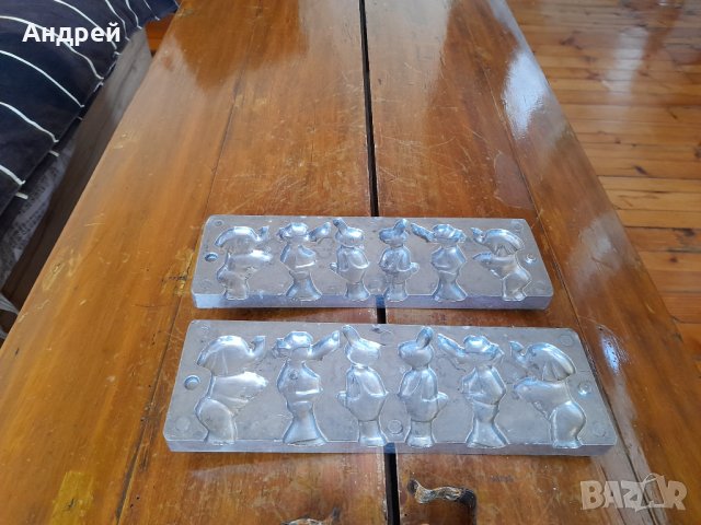 Стара форма за бонбони фигурки, снимка 6 - Антикварни и старинни предмети - 42611291