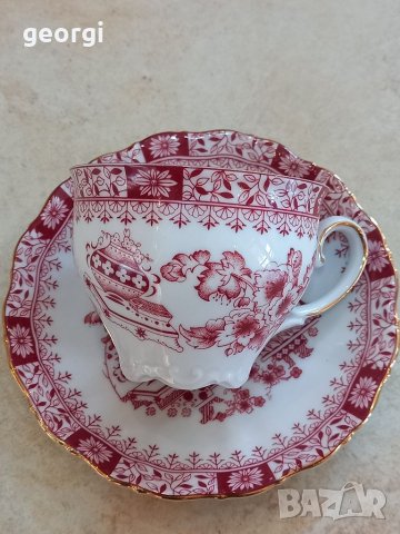 Немска порцеланова чаша за кафе с чинийка , снимка 2 - Чаши - 35666817