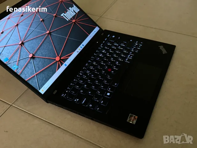 14' Full HD+ Ryzen 7 PRO 7840u Lenovo ThinkPad T14s Gen 4 32GB LPDDR5/512GB NVMe/Radeon 780M/Бат 12ч, снимка 6 - Лаптопи за работа - 56121554