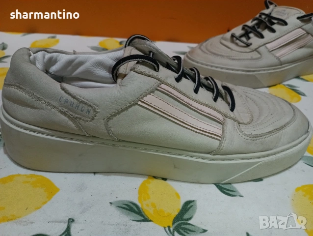 Copenhagen N 38,5 кожени сникърси  - 7 €, снимка 2 - Маратонки - 53446689