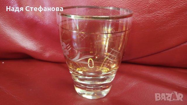 Ретро кана и 5 чаши комплект за вино, ракия, калиево стъкло, снимка 7 - Прибори за хранене, готвене и сервиране - 44434670