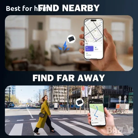 SEINXON Проследяващо устройство за портфейли (само за iOS) IP68 Тънко устройство за търсене , снимка 6 - Друга електроника - 55874529