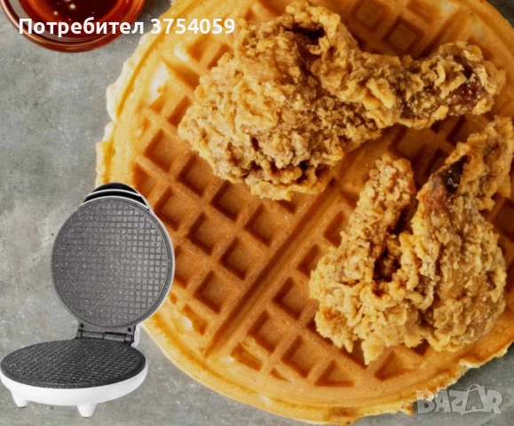 Кръгъл уред за приготвяне на гофрети Lexical LWM-2403, снимка 2 - Други стоки за дома - 52365524