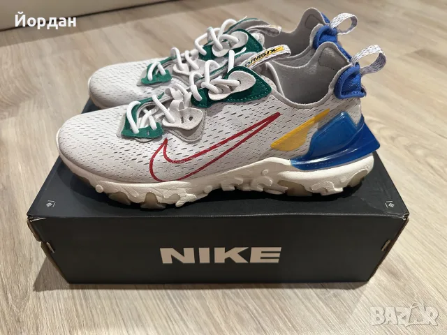Продавам Nike React Vision, размер 43 / 27.5 см., снимка 3 - Спортни обувки - 56277335