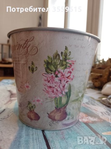 ретро метална кофичка от Италия, снимка 1