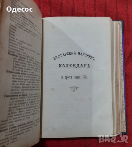 Рядка старопечатна книга Летоструй 1873/74/75/76 г, снимка 3 - Антикварни и старинни предмети - 52889637