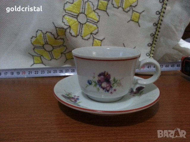 Стар български порцелан чашки са кафе , снимка 4 - Антикварни и старинни предмети - 42474877