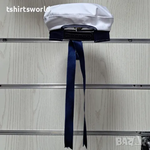 Нова моряшка шапка Юнга, BULGARIA с Котва, Унисекс, снимка 3 - Шапки - 47690357