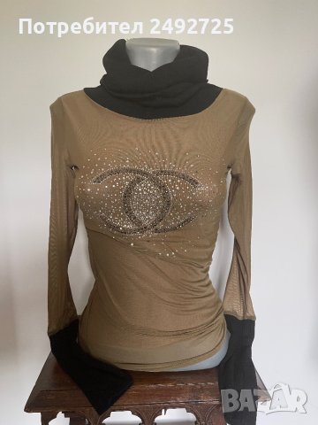 Поло бежово, мрежа, снимка 1