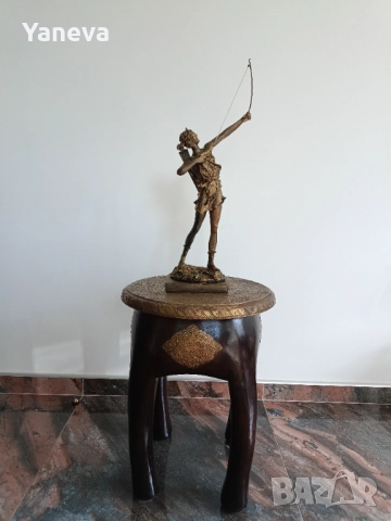 Диана , богиня на лова, природата и луната в  поза на ловджийка с лък и стрела. , снимка 13 - Статуетки - 52553361