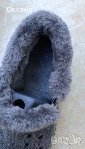 Боти топлинки нови с бродерия, 37-41, снимка 4 - Дамски боти - 48412979