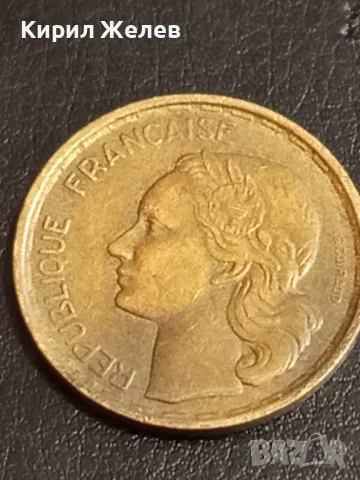 Две монети 10 франка 1951г. Франция - 10 пфенинг 1876г. Дойче райх за КОЛЕКЦИОНЕРИ 25888, снимка 4 - Нумизматика и бонистика - 49165079