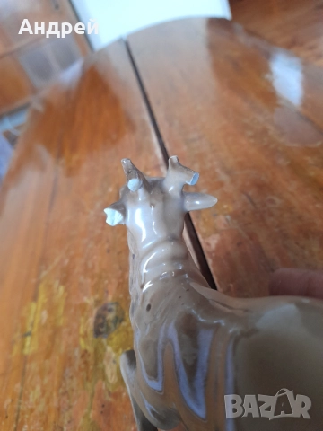 Стара Порцеланова фигурка Елен, снимка 5 - Други ценни предмети - 51868864