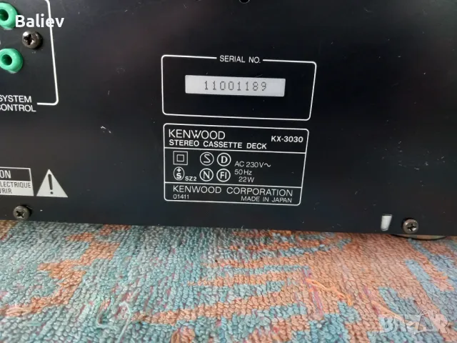 KENWOOD KX-3030  STEREO CASSETTE DECK , снимка 7 - Декове - 48146184