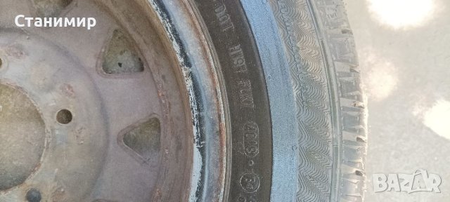 Тенекиени джанти 5/139.7 15" с нови зимни гуми на 300 км, снимка 10 - Гуми и джанти - 41566632