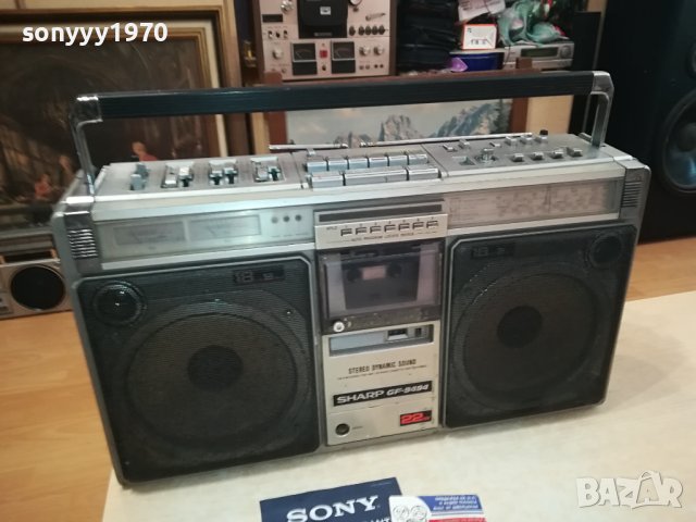 SHARP GF-9494 JAPAN 1708231825LK, снимка 6 - Радиокасетофони, транзистори - 41887108