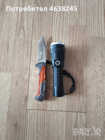 раница + фенер + сгъваем нож , снимка 3 - Екипировка - 53200994