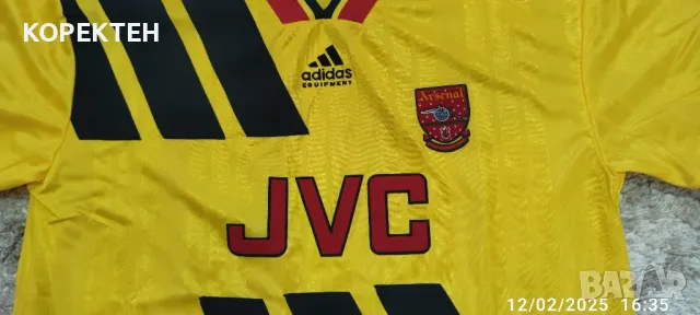 Ретро тениска на Арсенал, снимка 4 - Тениски - 49100836