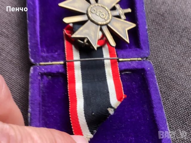 стар немски орден /медал/ - WEHRMACHT - WWII - ОРИГИНАЛ, снимка 5 - Антикварни и старинни предмети - 49671292