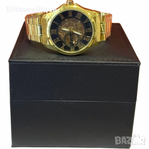 Елегантно луксозен мъжки часовник LEIYI, снимка 3 - Мъжки - 52278158