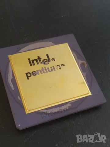 Intel Pentium A80501-60 Socket 4 Gold процесор за ретро компютър 