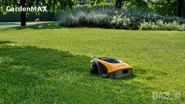 Косачка робот НОВА Stiga A 300, 450кв.м. Автономна, без кабел, с APP, снимка 5 - Градинска техника - 53467707