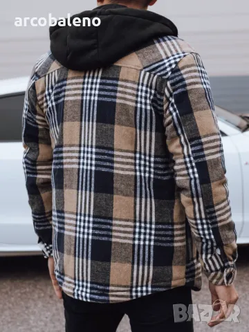 Мъжко изолирано яке с качулка, 3цвята , снимка 13 - Якета - 48268391