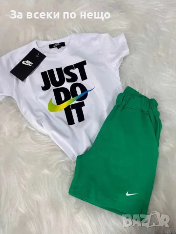 Nike Just Do It Детски Къс Летен Комплект Найк Джъст Ду Ит - Размери: 5-6г Код B279