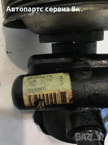 Хидравлична помпа за Alfa Romeo 156 2005 1.9 M-Jet Оригинална 55183805 26103252-Fk, снимка 3 - Части - 53095255