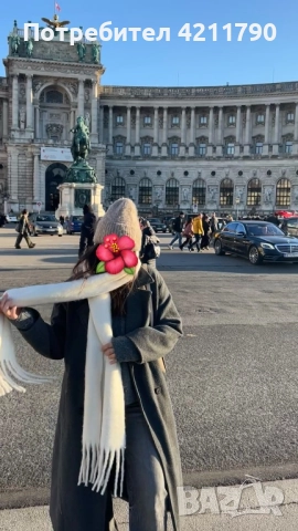 Сиво зимно палто Zara