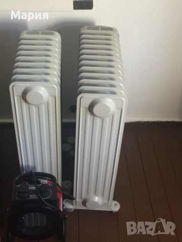 Маслени радиатори Теси и мини калорифер Райдер