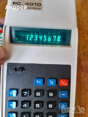 Стар калкулатор Interton Electronic PC 4010, снимка 6 - Антикварни и старинни предмети - 56113091