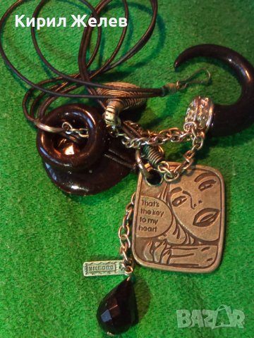 МАРКОВО - УМБОПО - ПОСРЕБРЕНО КРИСТАЛНО ФЕШЪН АРТ КОЛИЕ БУТИКОВА ОГЪРЛИЦА 34683, снимка 2 - Колиета, медальони, синджири - 39142006