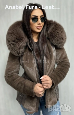 Дамски якета от естествена кожа и естествен косъм, снимка 17 - Якета - 53207610