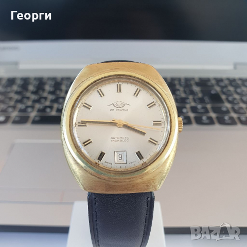 Рядък антикварен часовник Talis  Automatic , снимка 2 - Мъжки - 36315066