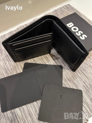 BOSS Arezzo / 100% ЕСТЕСТВЕНА Кожа / Портфейл, снимка 3 - Портфейли, портмонета - 53207753