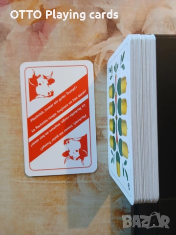 Стари оригинални швейцарски карти за игра, снимка 4 - Карти за игра - 50338364