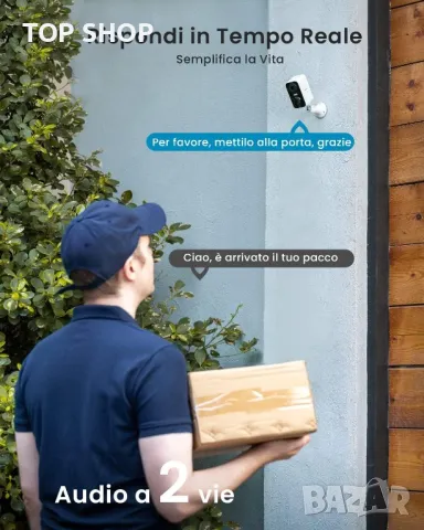 Акумулаторна камера ieGeek Battery Camera ZS-GX3S, снимка 10 - Комплекти за видеонаблюдение - 49265163